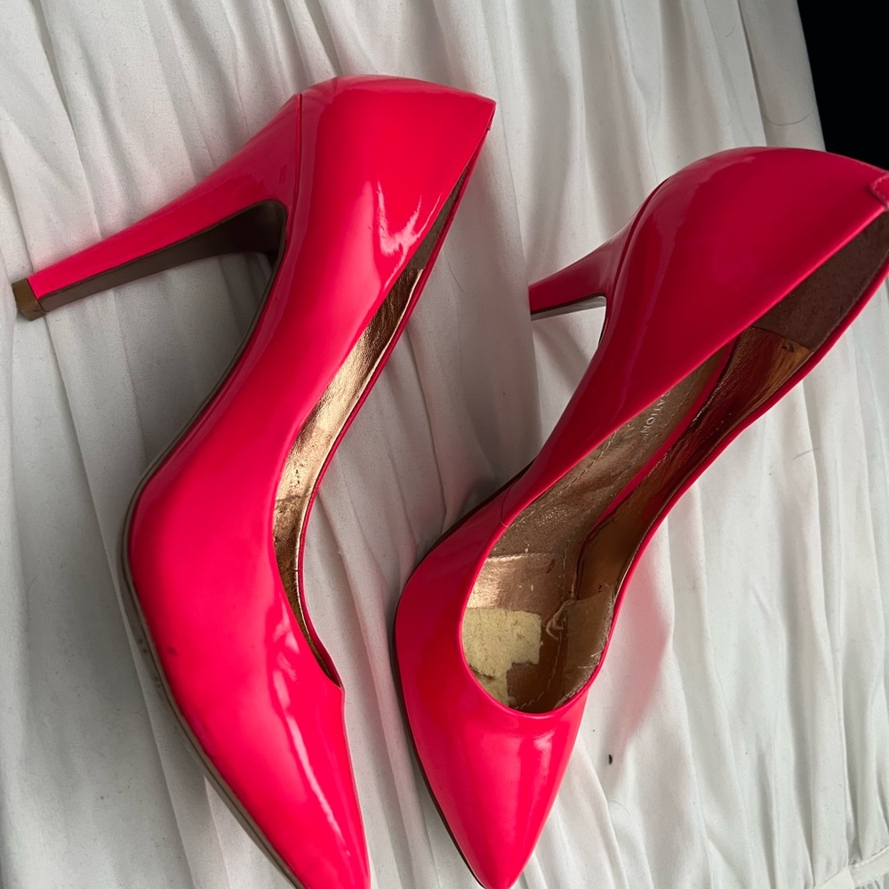 BCBG Hot Pink heels